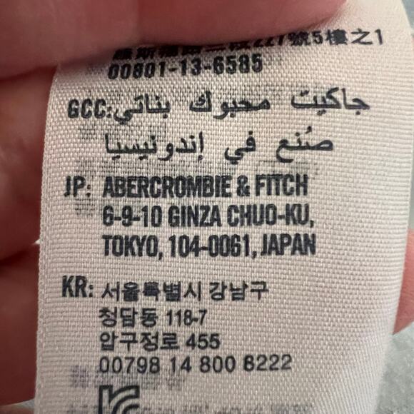 Abercrombie Kids Fleece Jacket Size 11/12 Gray Blue Pockets Outdoor - Picture 8 of 12